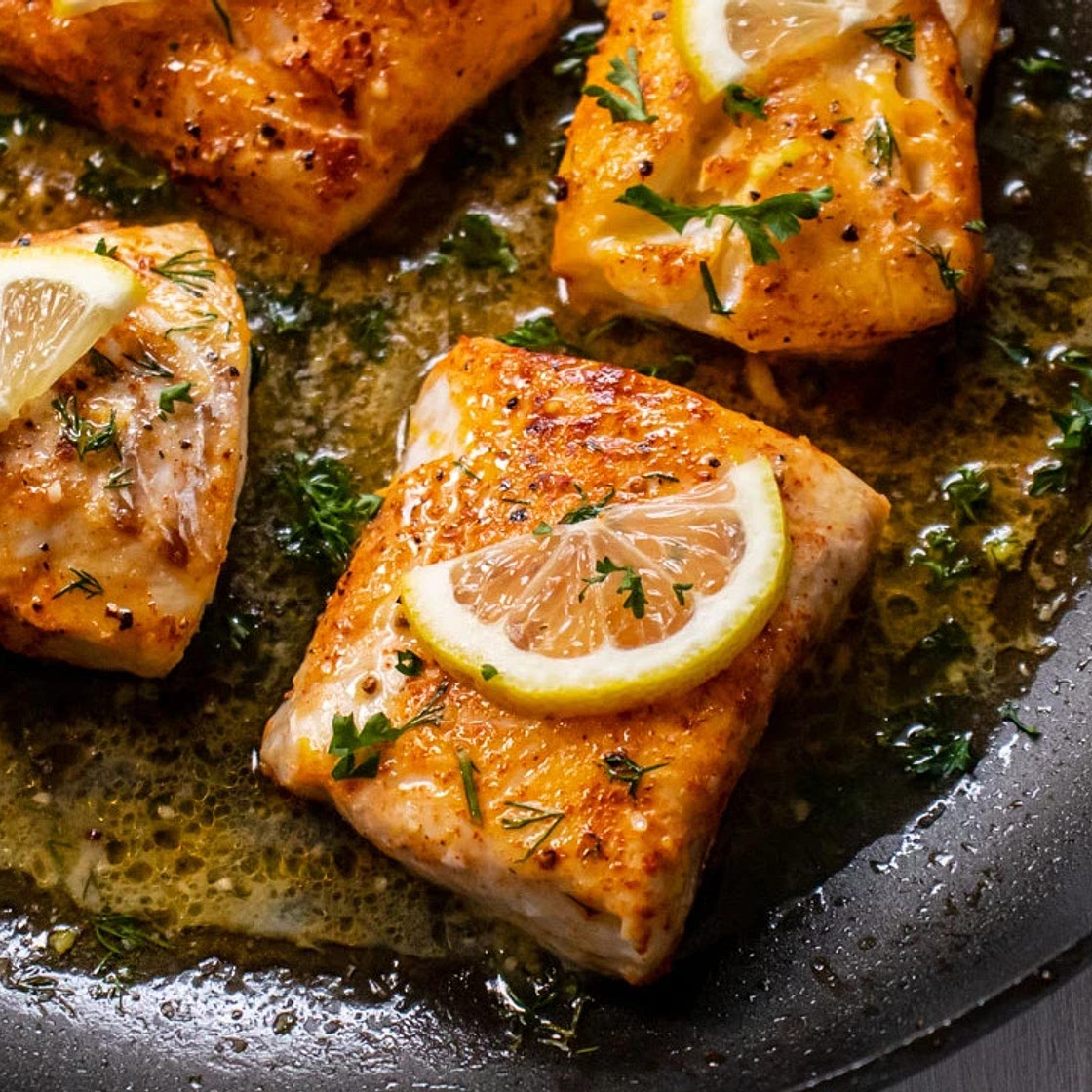 Tangy Lemon Butter Haddock