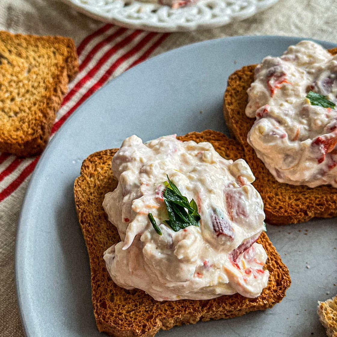 Creamy Feta Dip with Yogurt and Roasted Peppers