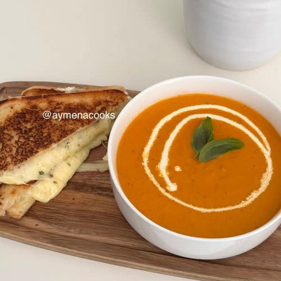Tomato Soup + Grilled Cheese