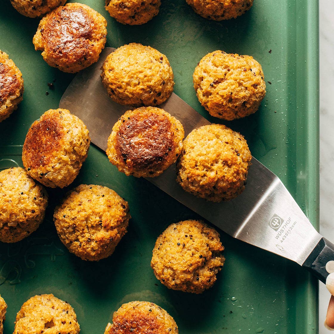 30 Minute Vegetarian Meatballs