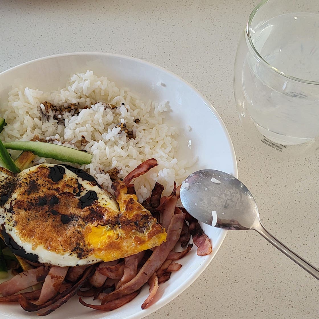 Healthy Fried Egg Rice 𔘓𓂃 ࣪˖ ִֶָ
