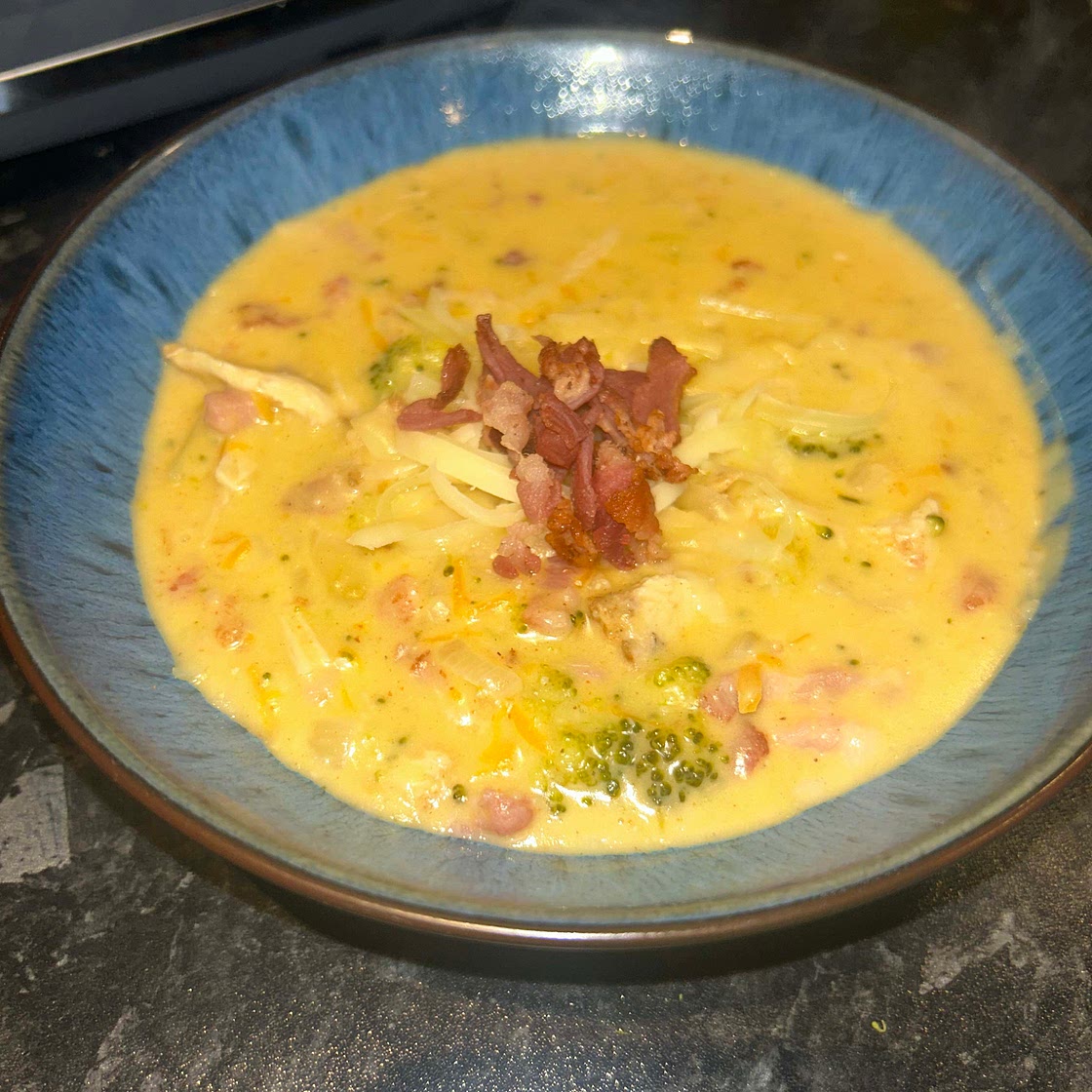Chicken Broccoli cheddar soup 