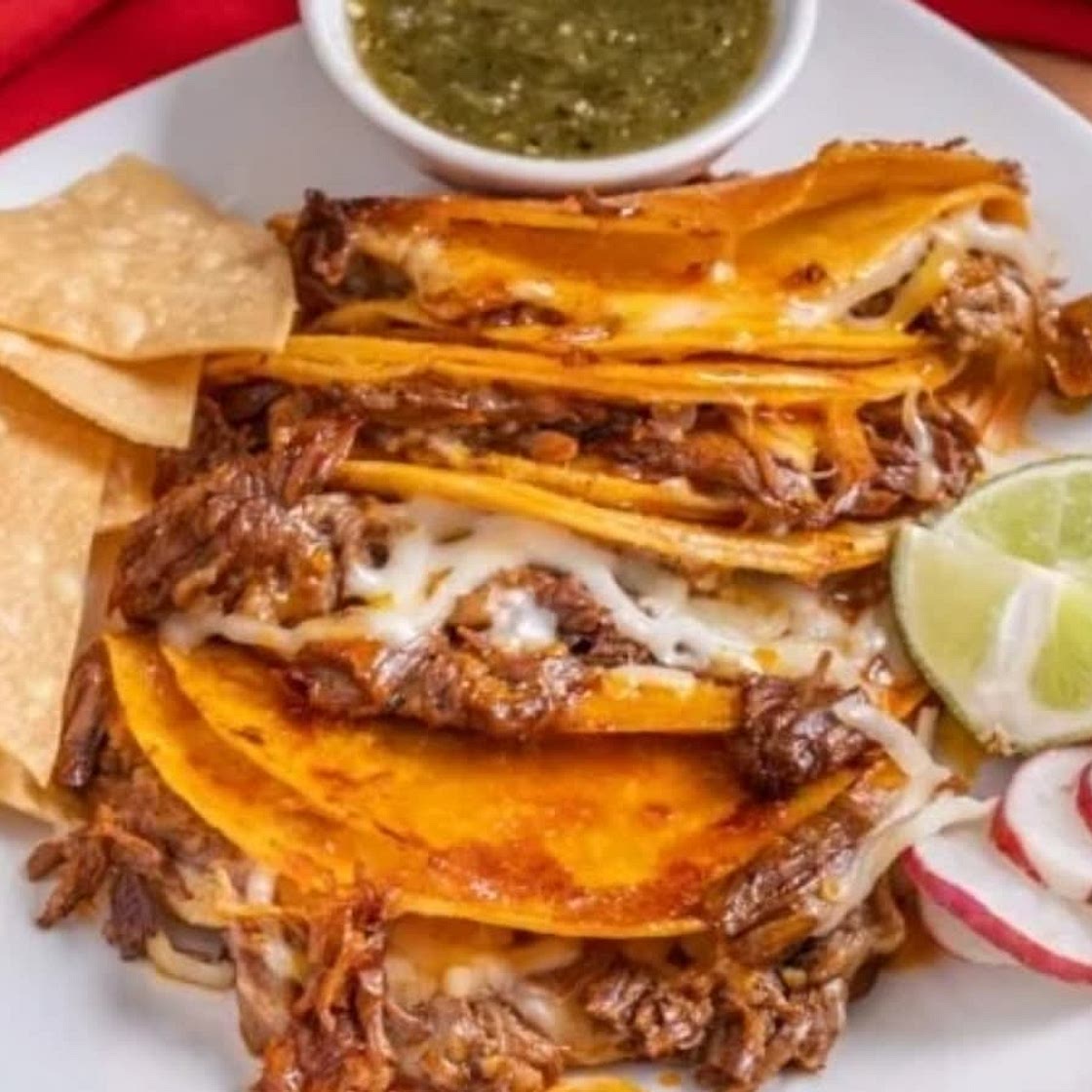 Crock Pot Quesabirria Tacos