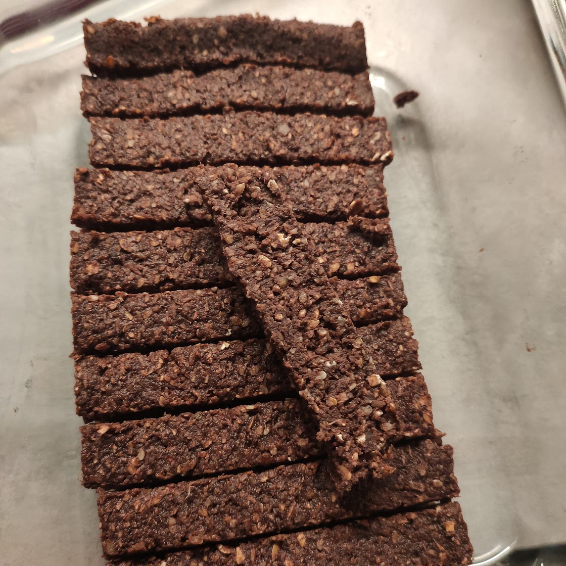 Healthy Energy bars with dates