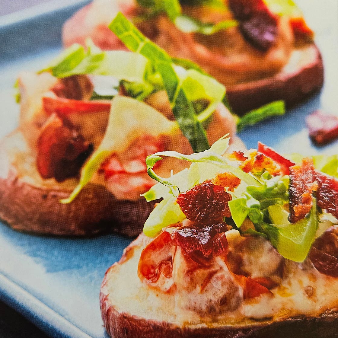 BLT Potato skins