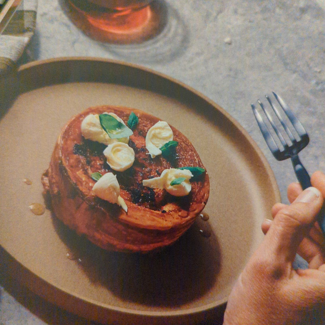 Pepperoni pizza escargot