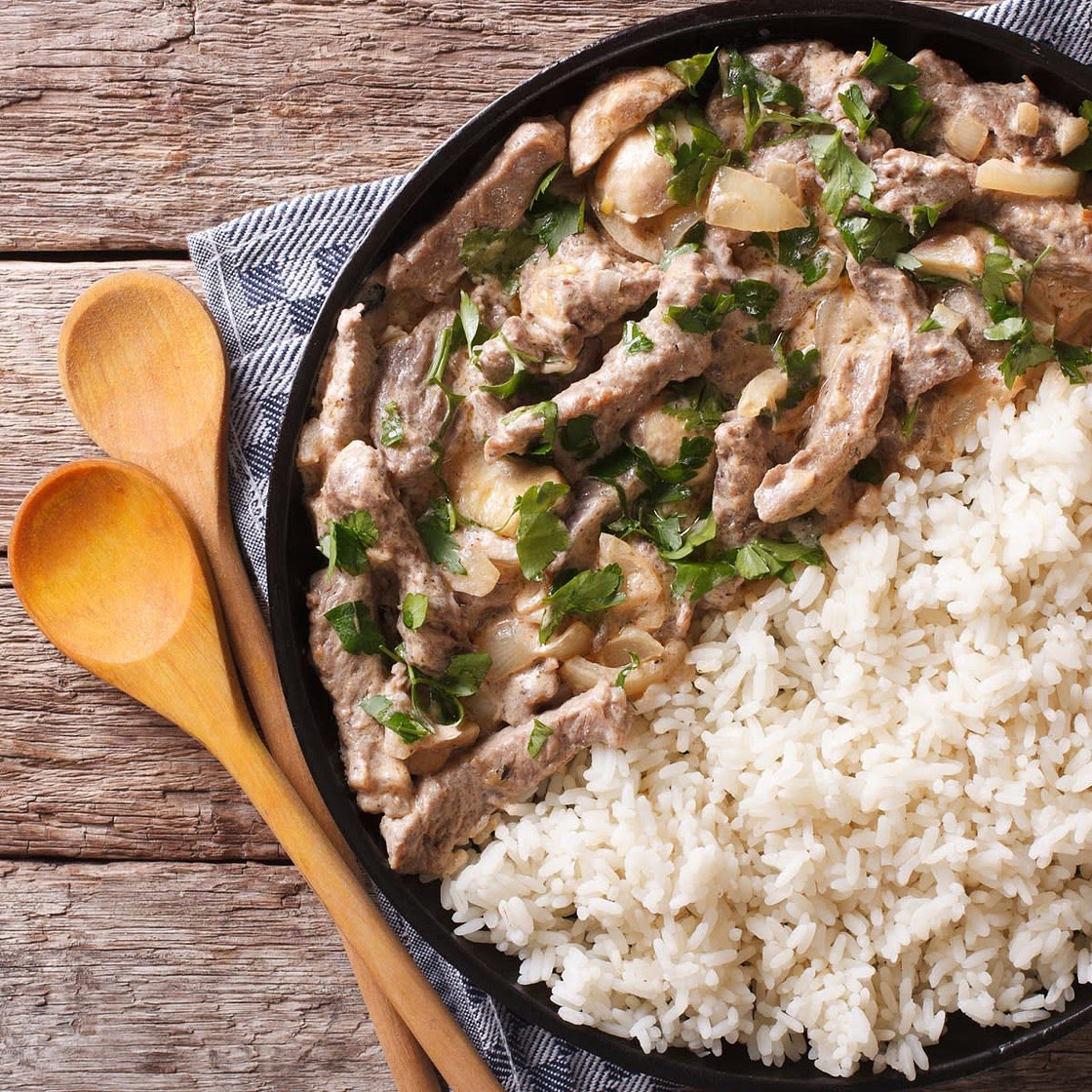 Beef Stroganoff