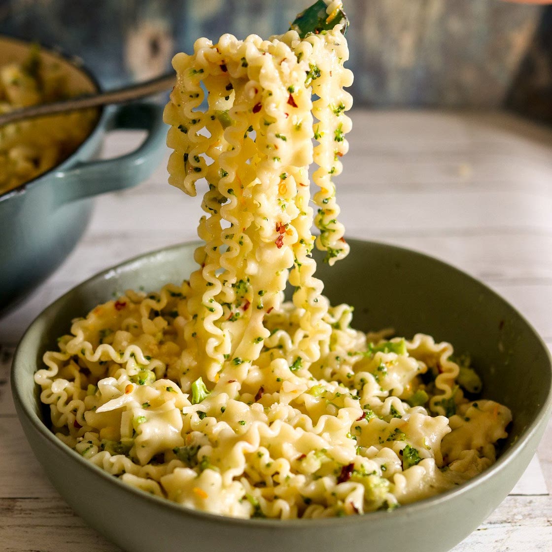 Broccoli Pasta with Parmesan & Lemon