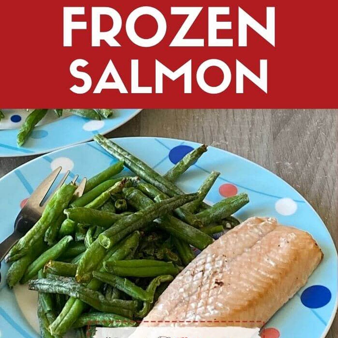 Frozen salmon & broccoli