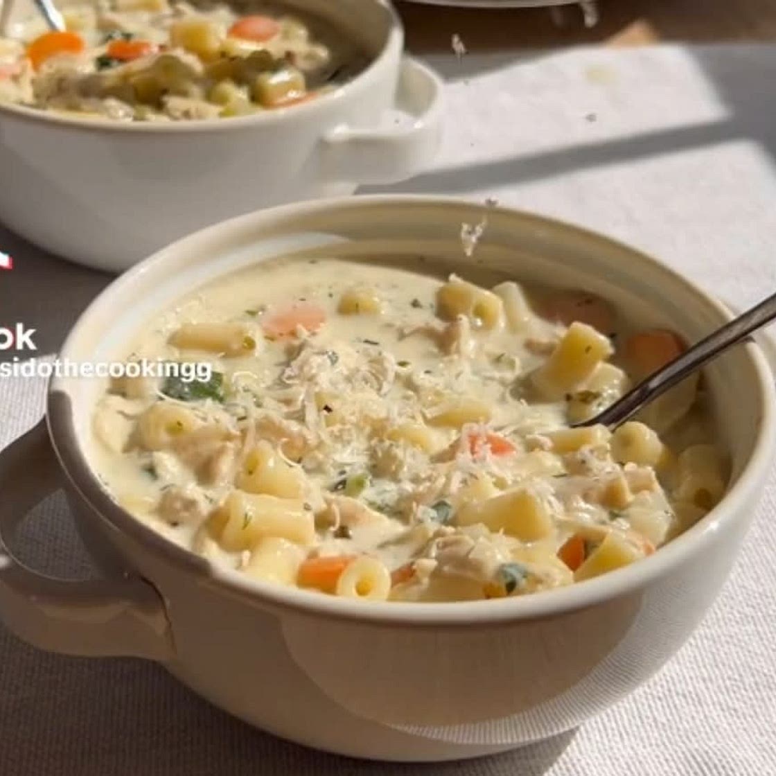 Creamy Rotisserie Chicken Soup