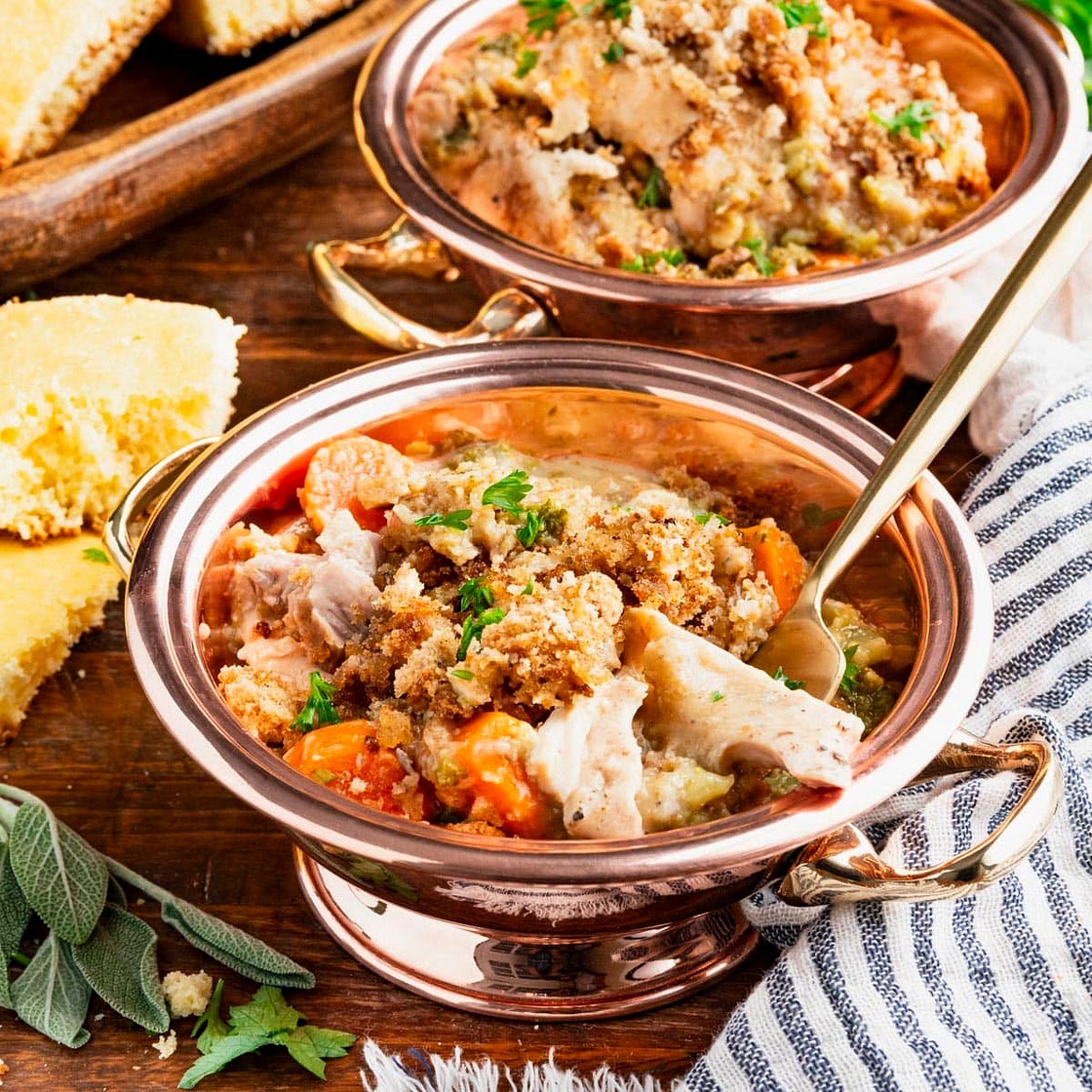Crockpot Chicken and Stuffing