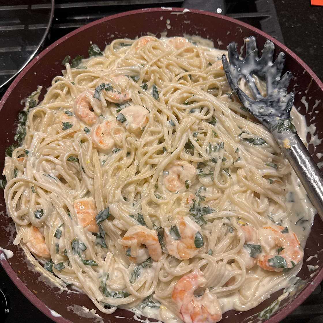 LEMON PRAWN LINGUINE