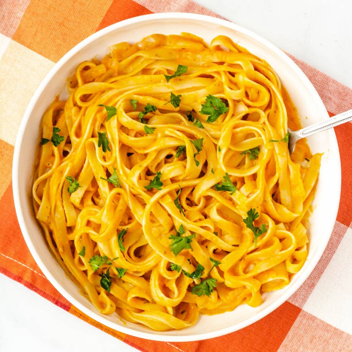 Vegan Pumpkin Pasta