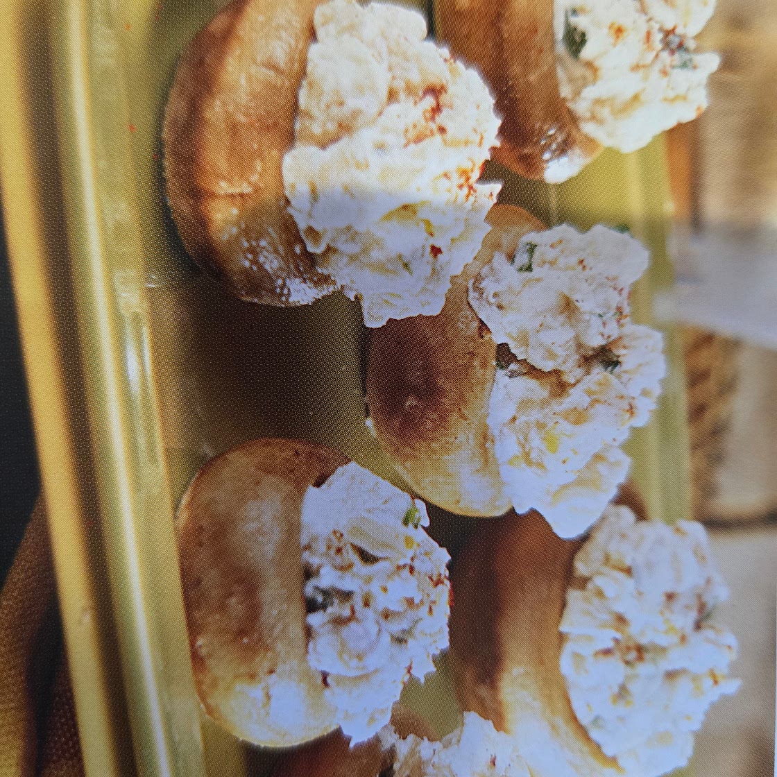 STUFFED MUSHROOM CAPS