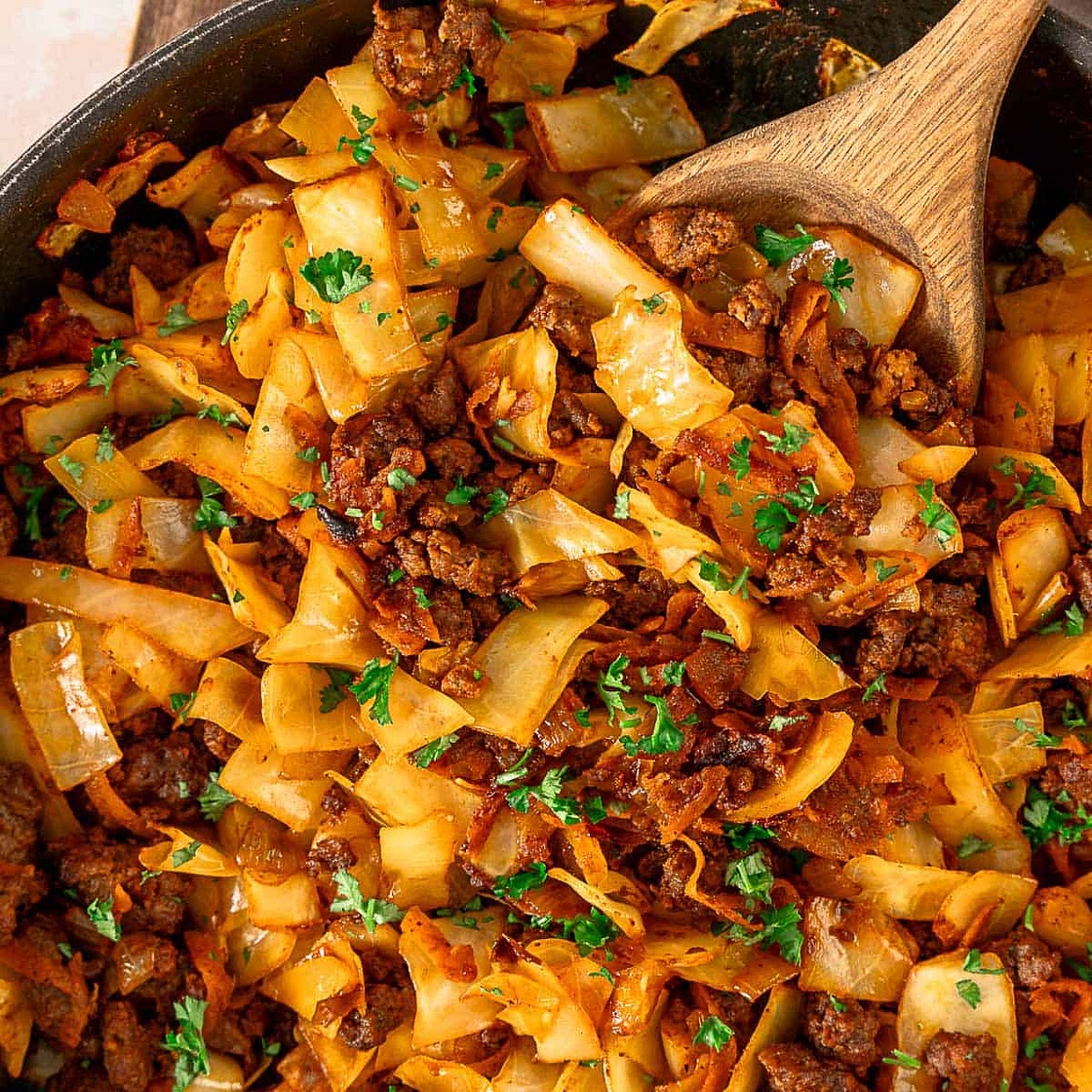 Ground Beef and Cabbage (Ready in 20 Minutes!)