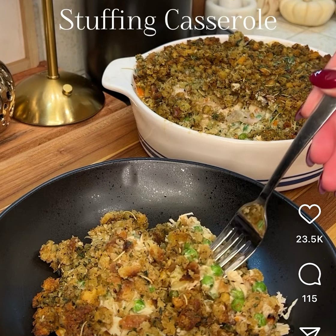 Stuffing Casserole