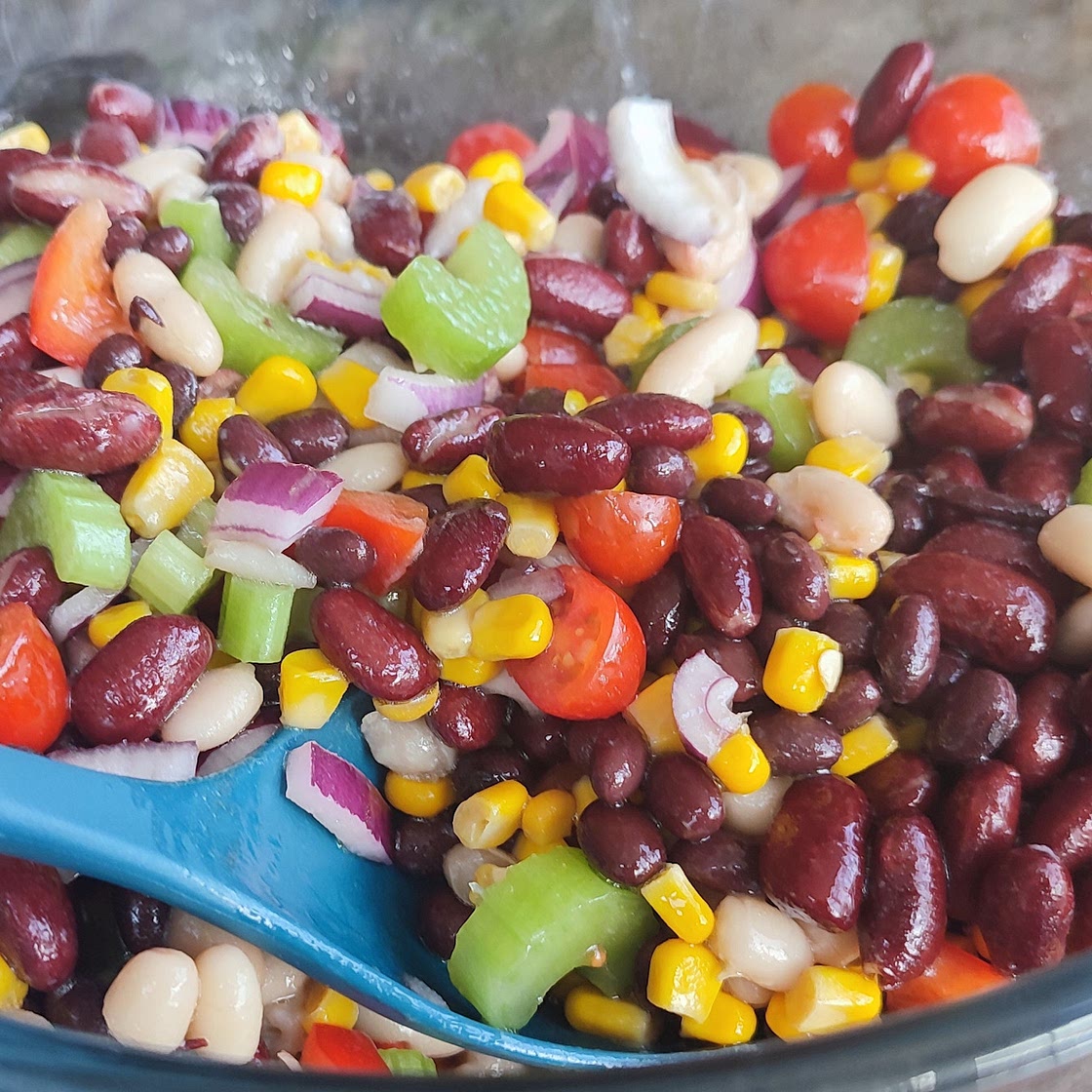 Mixed Bean Salad (Vegan)