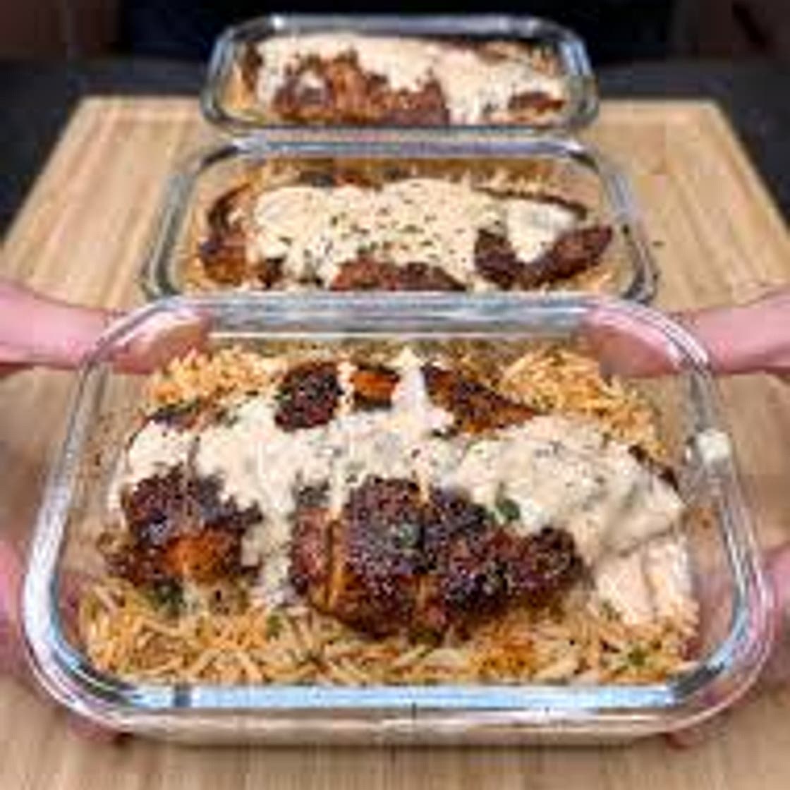 High protein Cajun chicken and rice