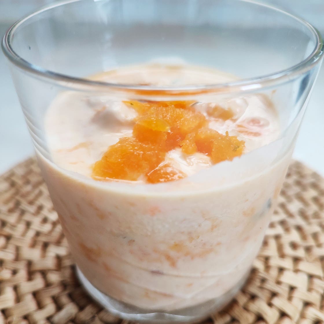 Clementine Granita and Yoghurt Swirl