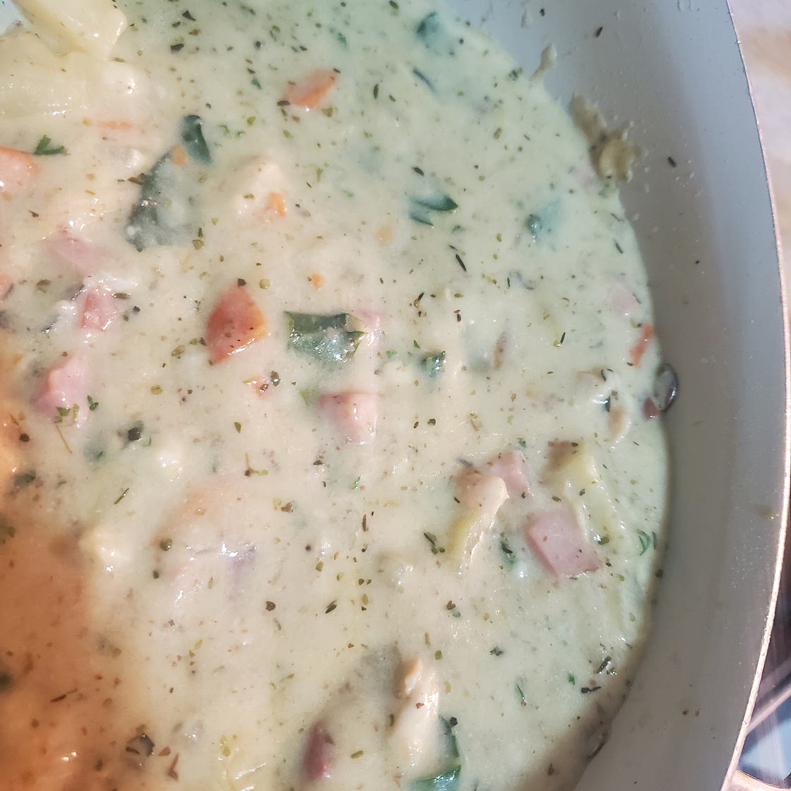 Chicken Cordon Bleu Chowder