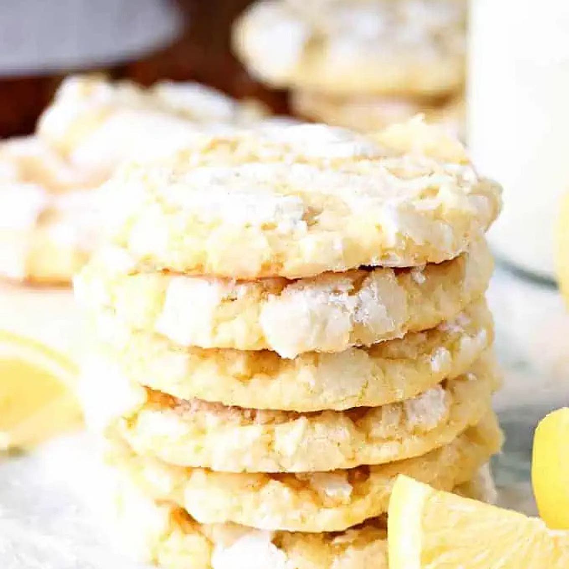 Award Winning Lemon Crinkle Cookies