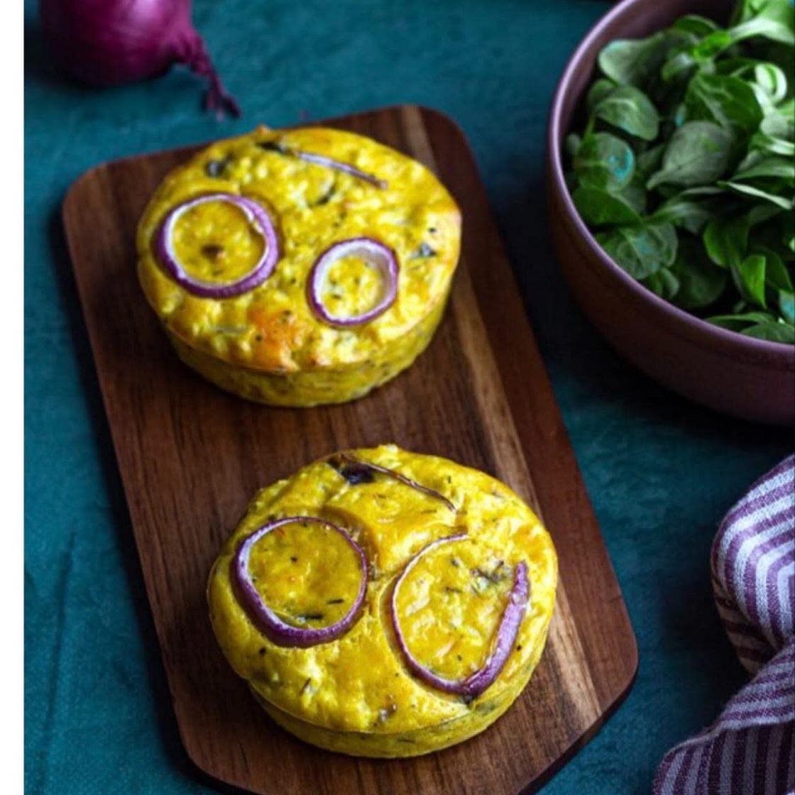 Petits gâteau salés chou fleur /parmesan
