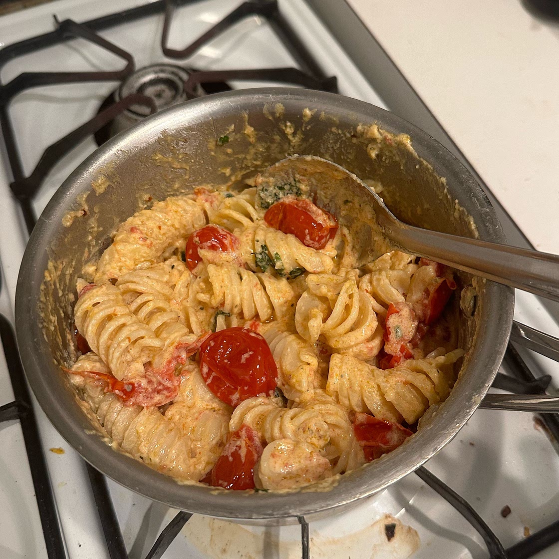 Boursin Cheese Baked TikTok Pasta