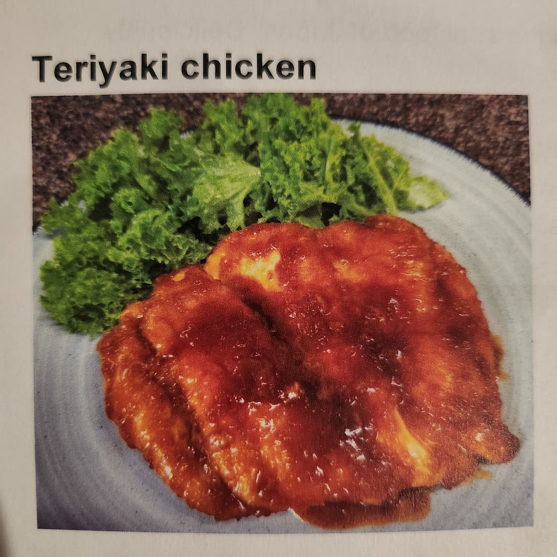 Teriyaki chicken