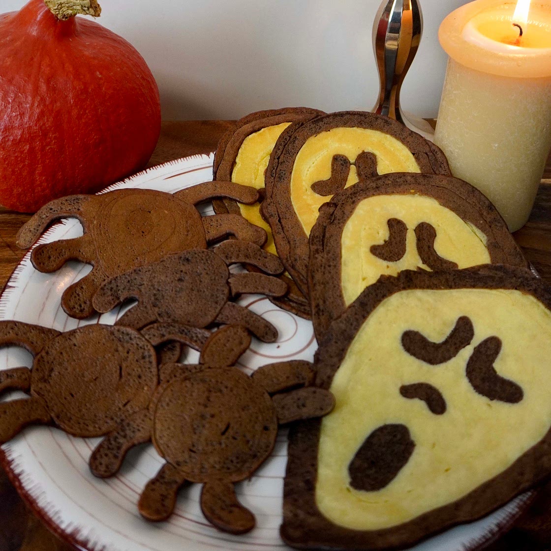 Halloween pancakes