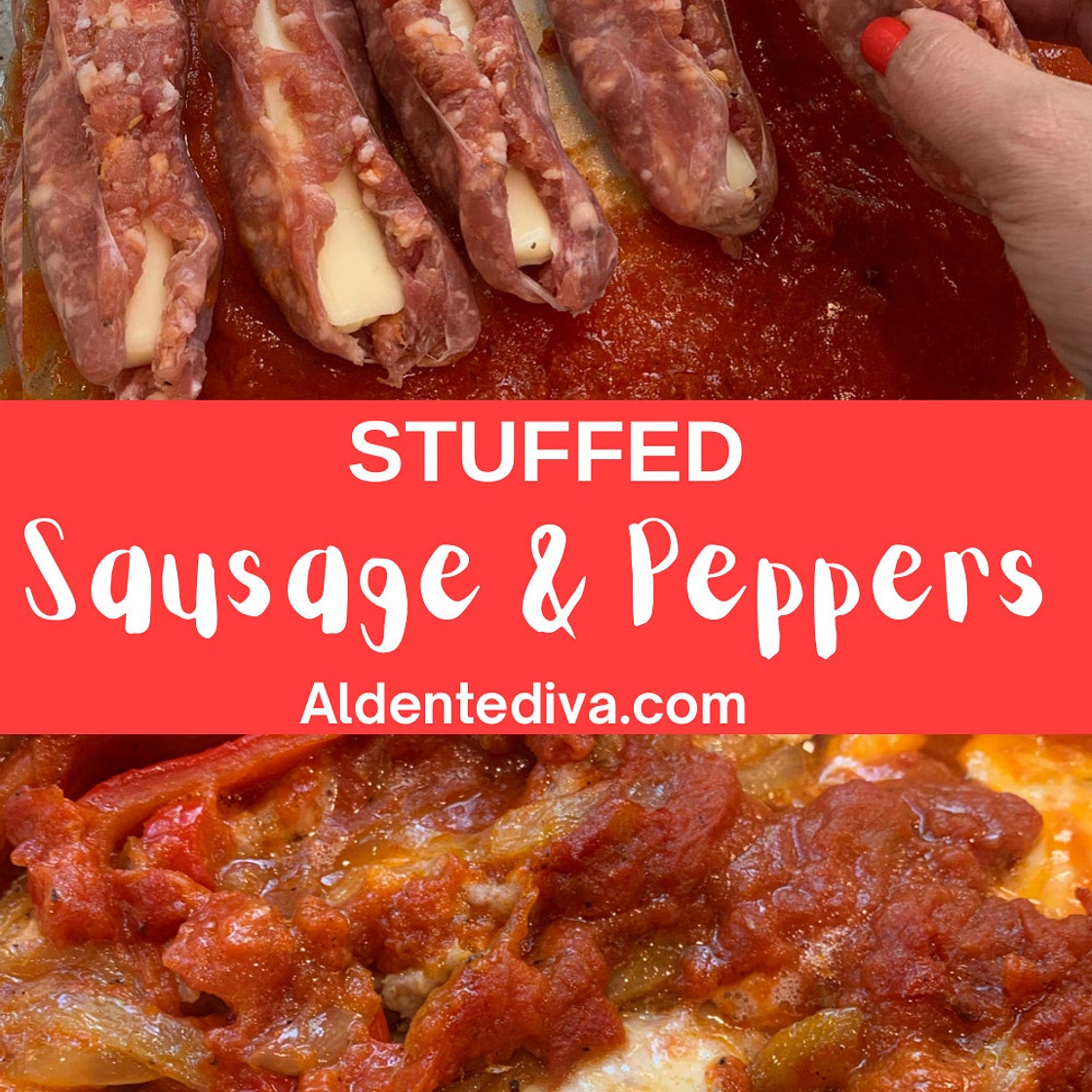 Stuffed Sausage and Peppers