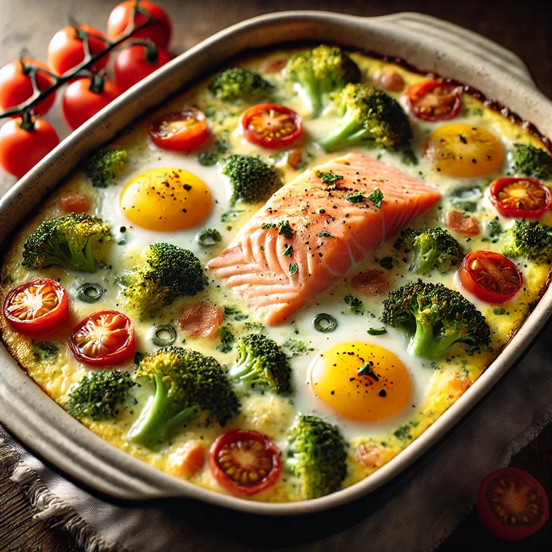 Salmon casserole