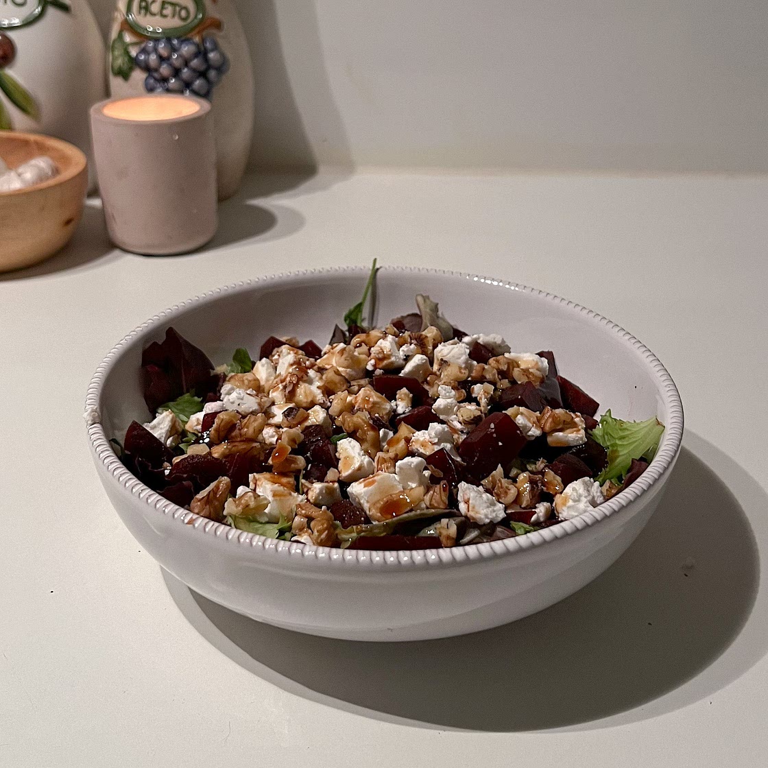 Beetroot Goat Cheese Salad 