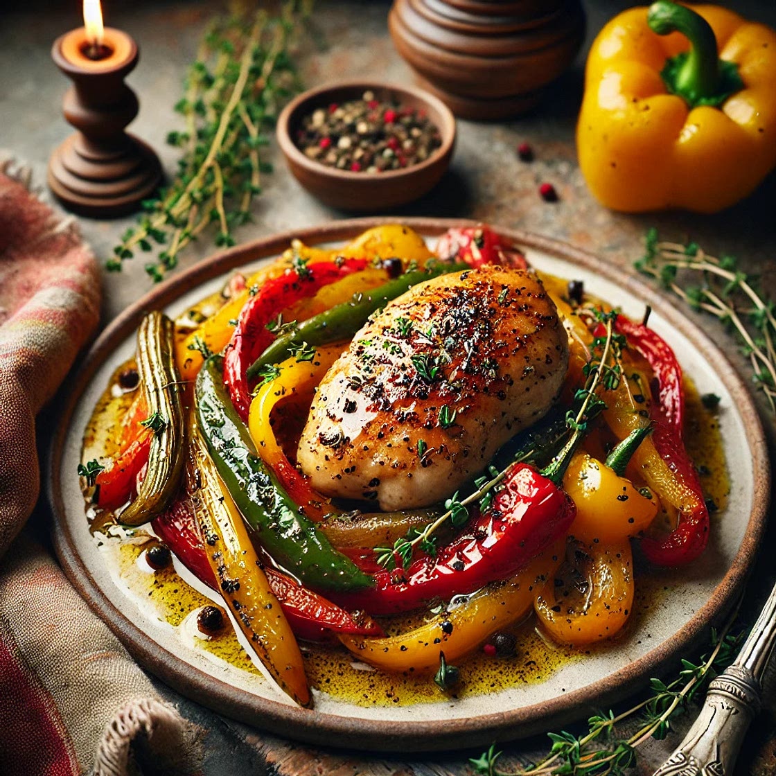Poulet vanille et bois d'Inde