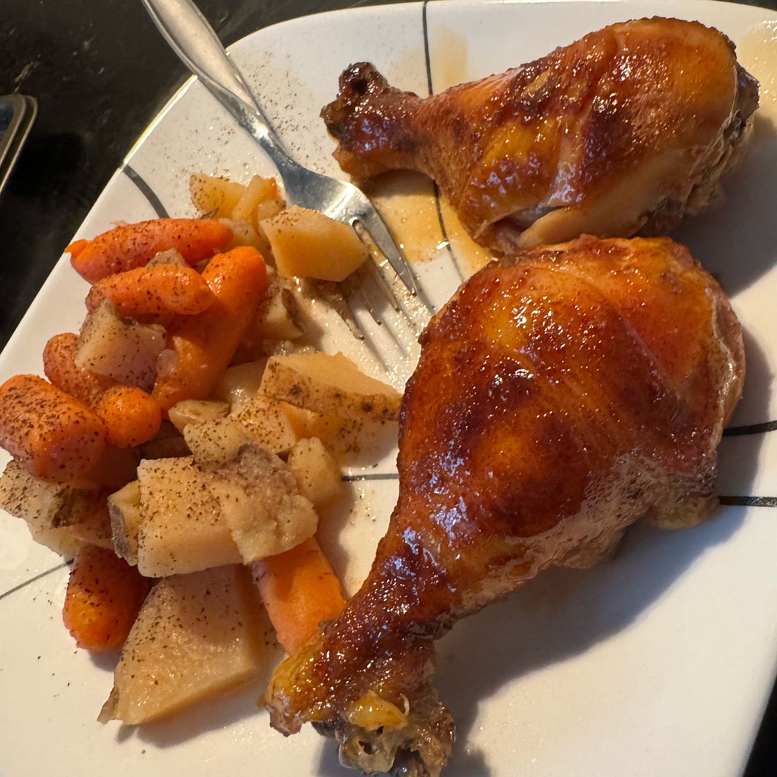 Slow-Cooker Bourbon BBQ Chicken Drumsticks