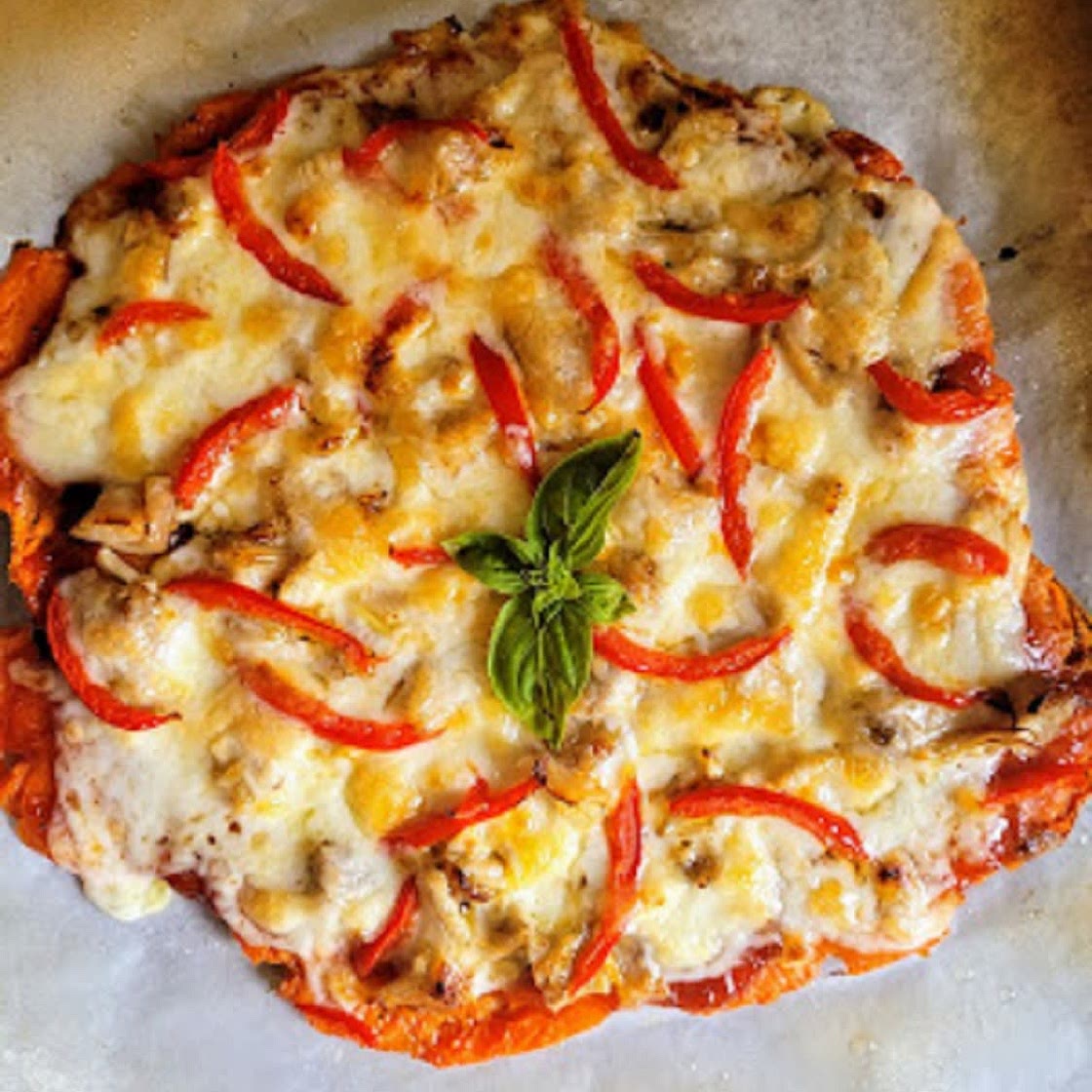 Smashed Sweet Potato Pizza