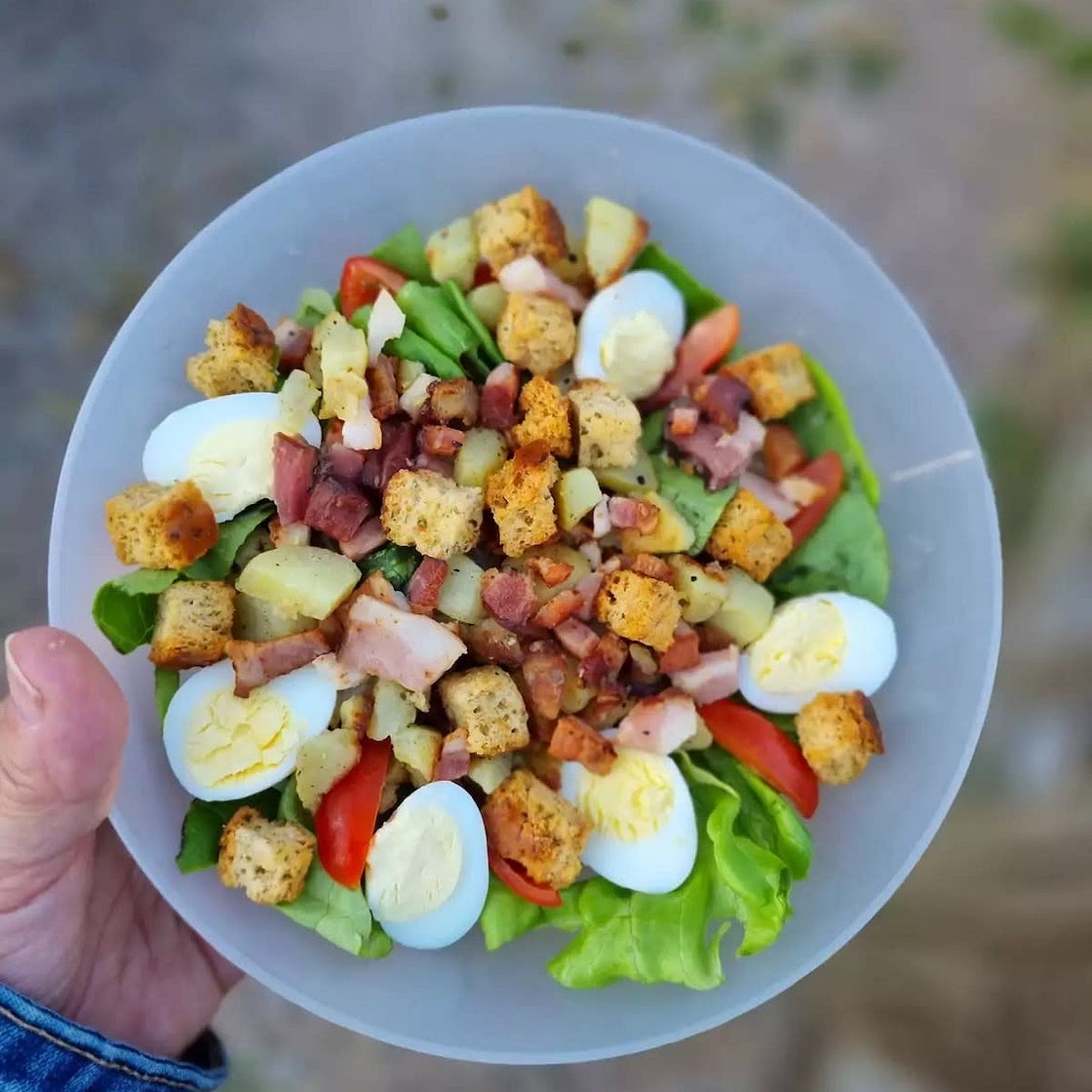 La salade Vosgienne de Stéphanie