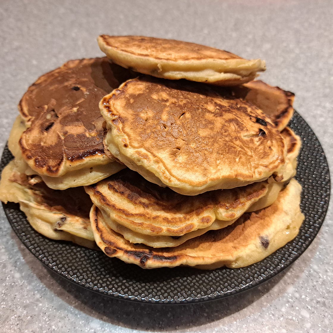 Pancakes banane & chocolat