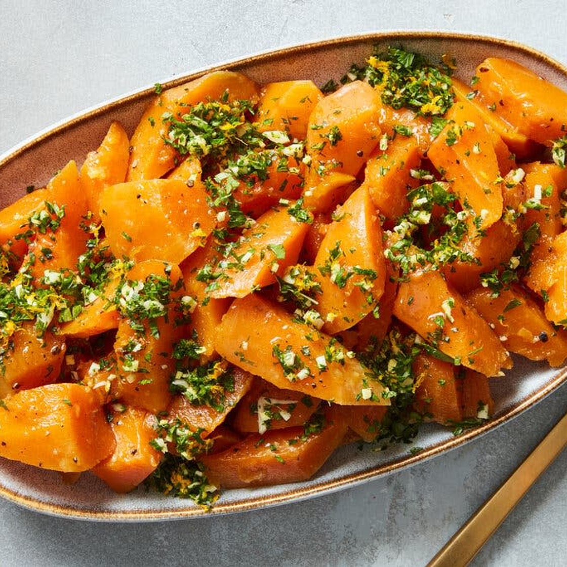 Ginger Beer-Glazed Butternut Squash With Gremolata