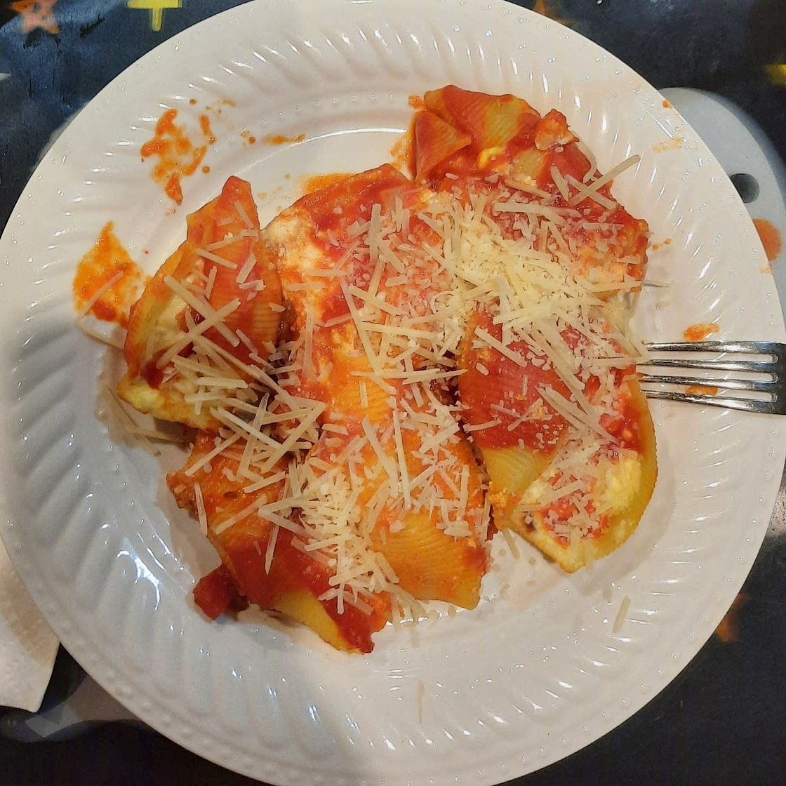 Spinach and Ricotta Stuffed Shells