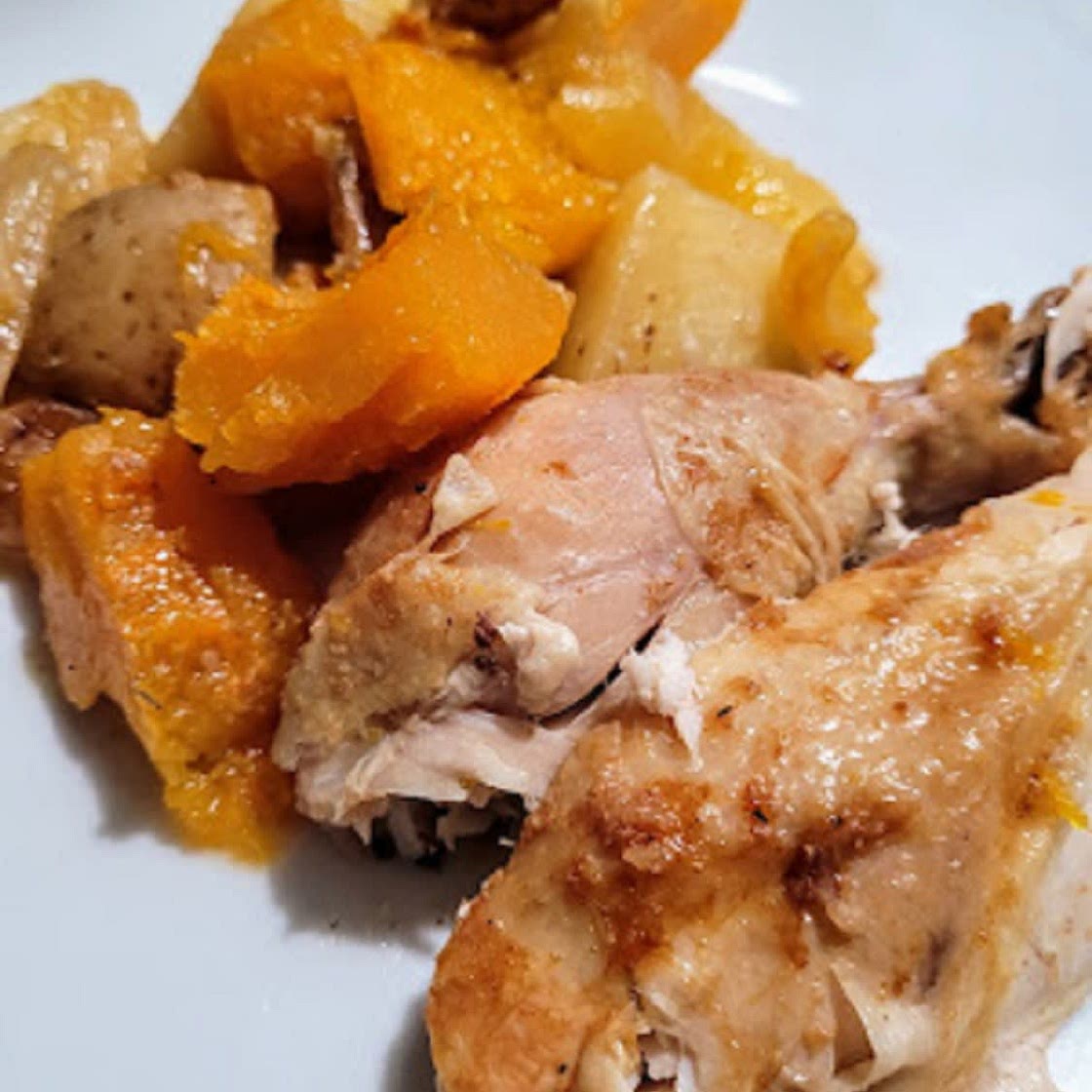 Slow Cooker Chicken and Pumpkin
