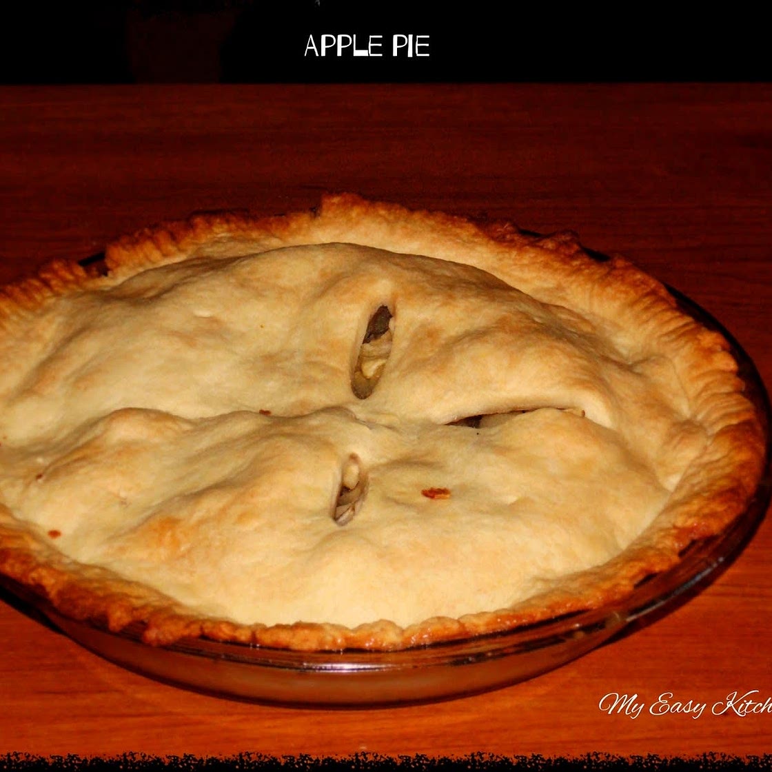 Homemade apple pie 