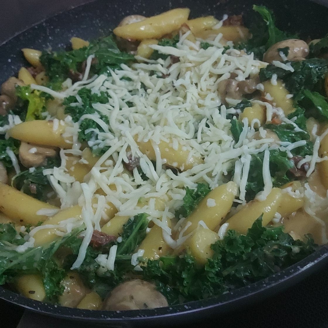 Schupfnudel-Grünkohl-One-Pot