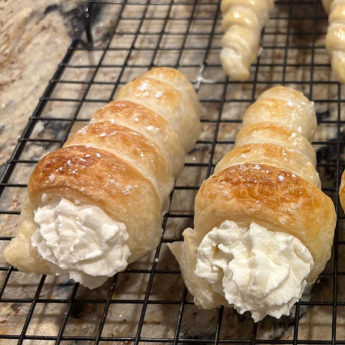 Homemade Cream Horns Recipe