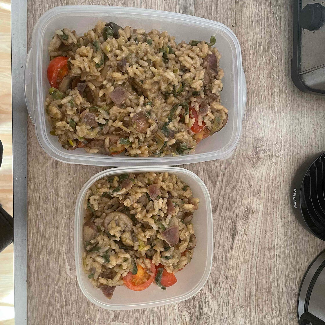 Mushroom risotto 