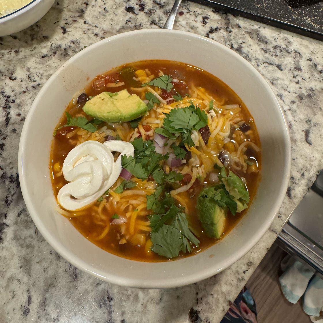 Vegetarian Tortilla Soup