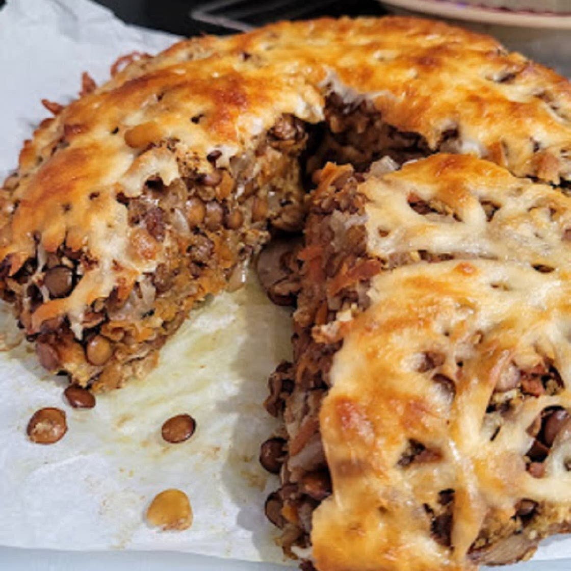Cheesy Lentil Bake