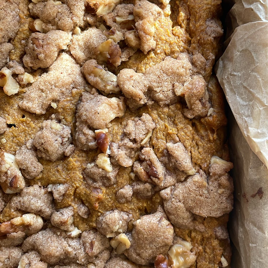 Pumpkin Banana Protein Bread