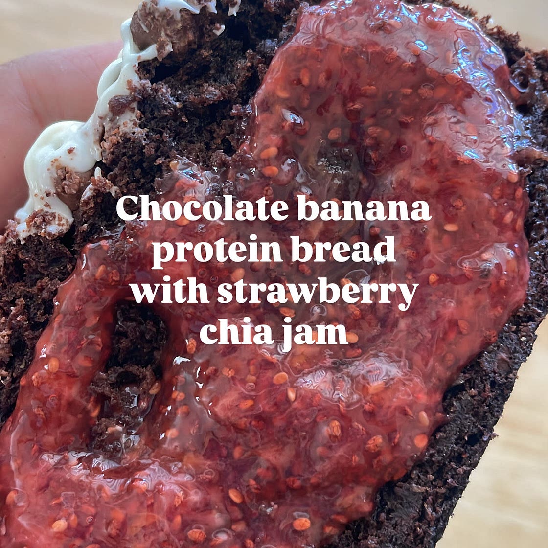 Chocolate Banana Bread & Strawberry Chia Jam