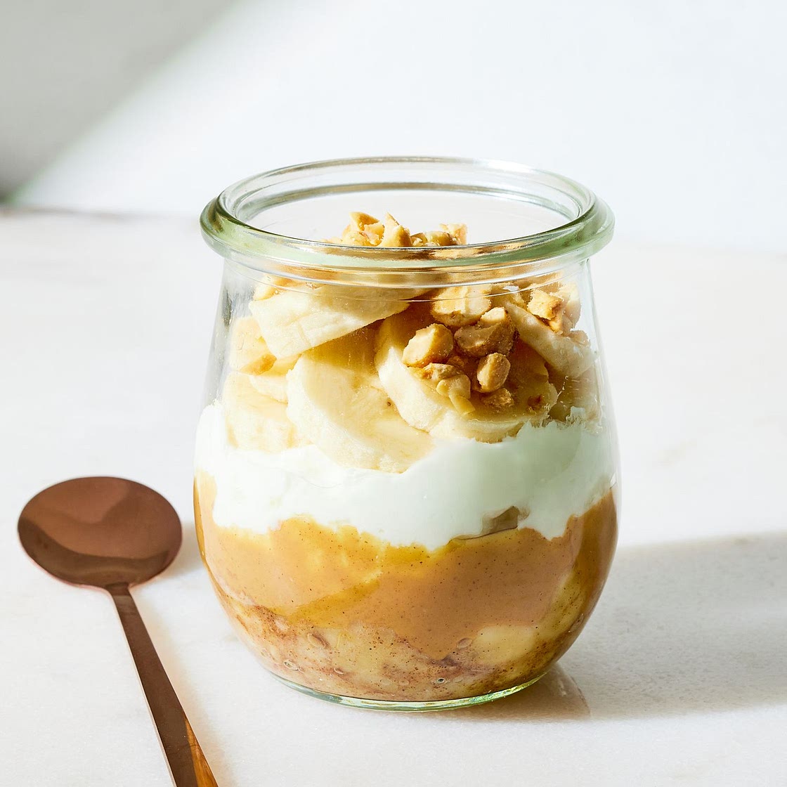 Banana–Peanut Butter Yogurt Parfait