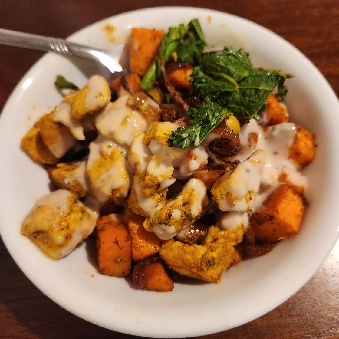 Sweet Potato Chickpea Buddha Bowl